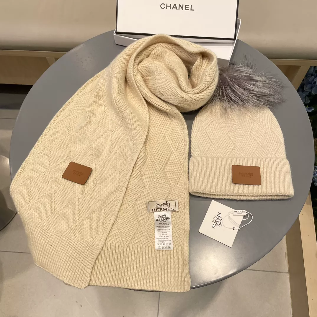 hermes hat and echapres set s_12733351